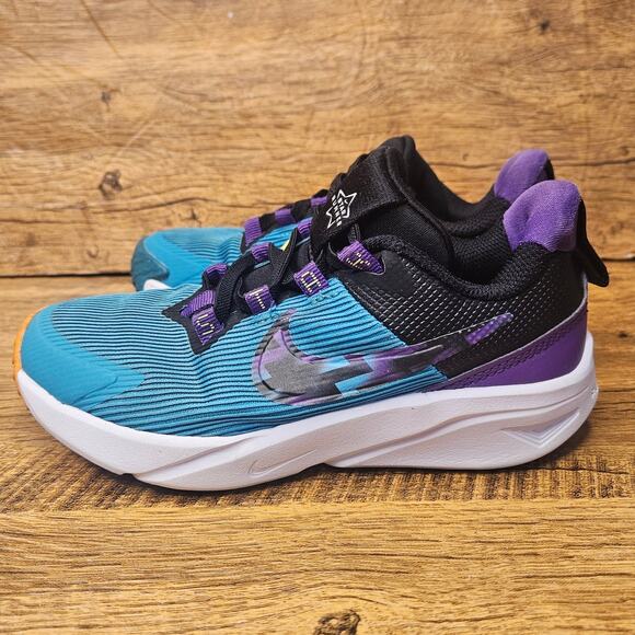 Nike Star Runner Blue Purple running Sneakers size 12 - Picture 2 of 9